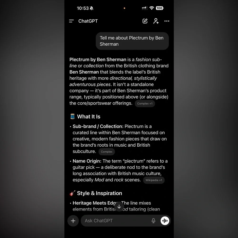 Plectrum by Ben Sherman  men’s bag